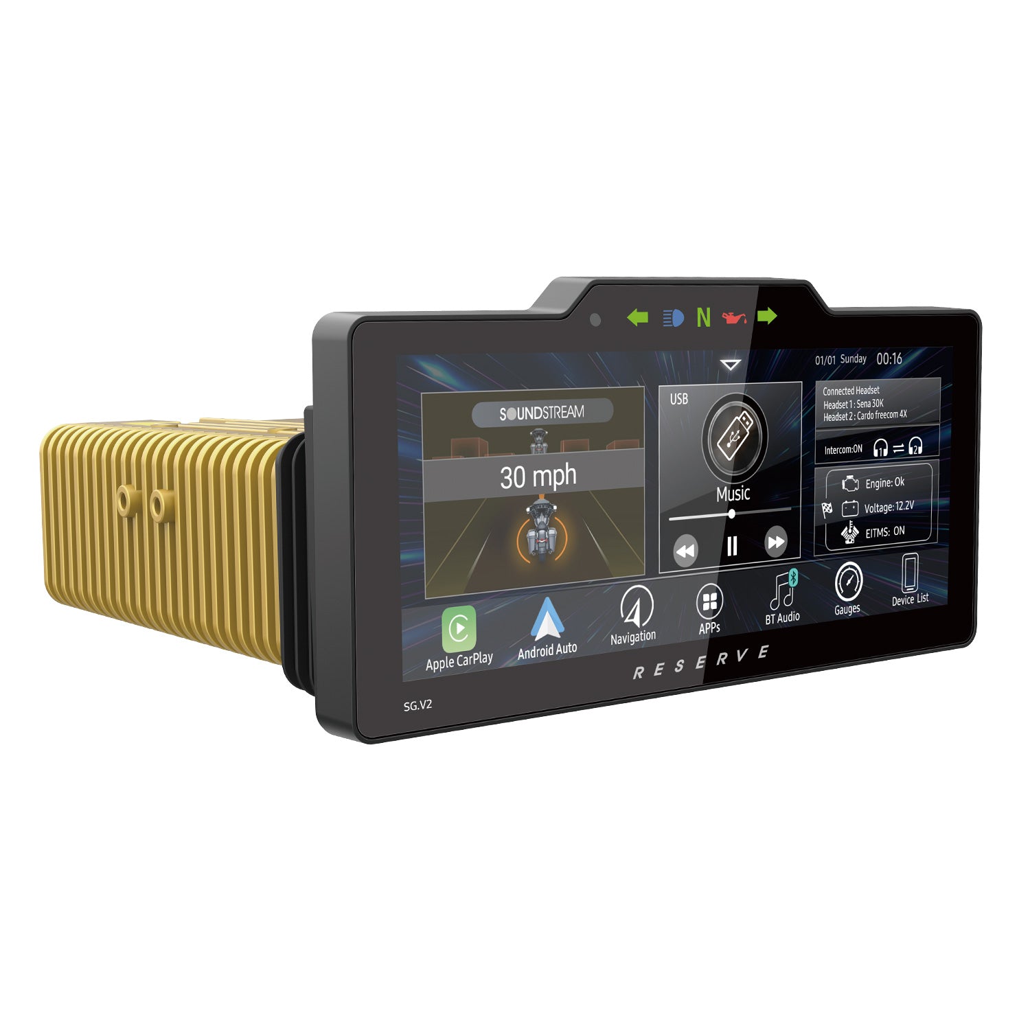 SoundStream SG.V2 | 1998-2013 Harley Davidson® Street Glide Plug-N-Play Headunit