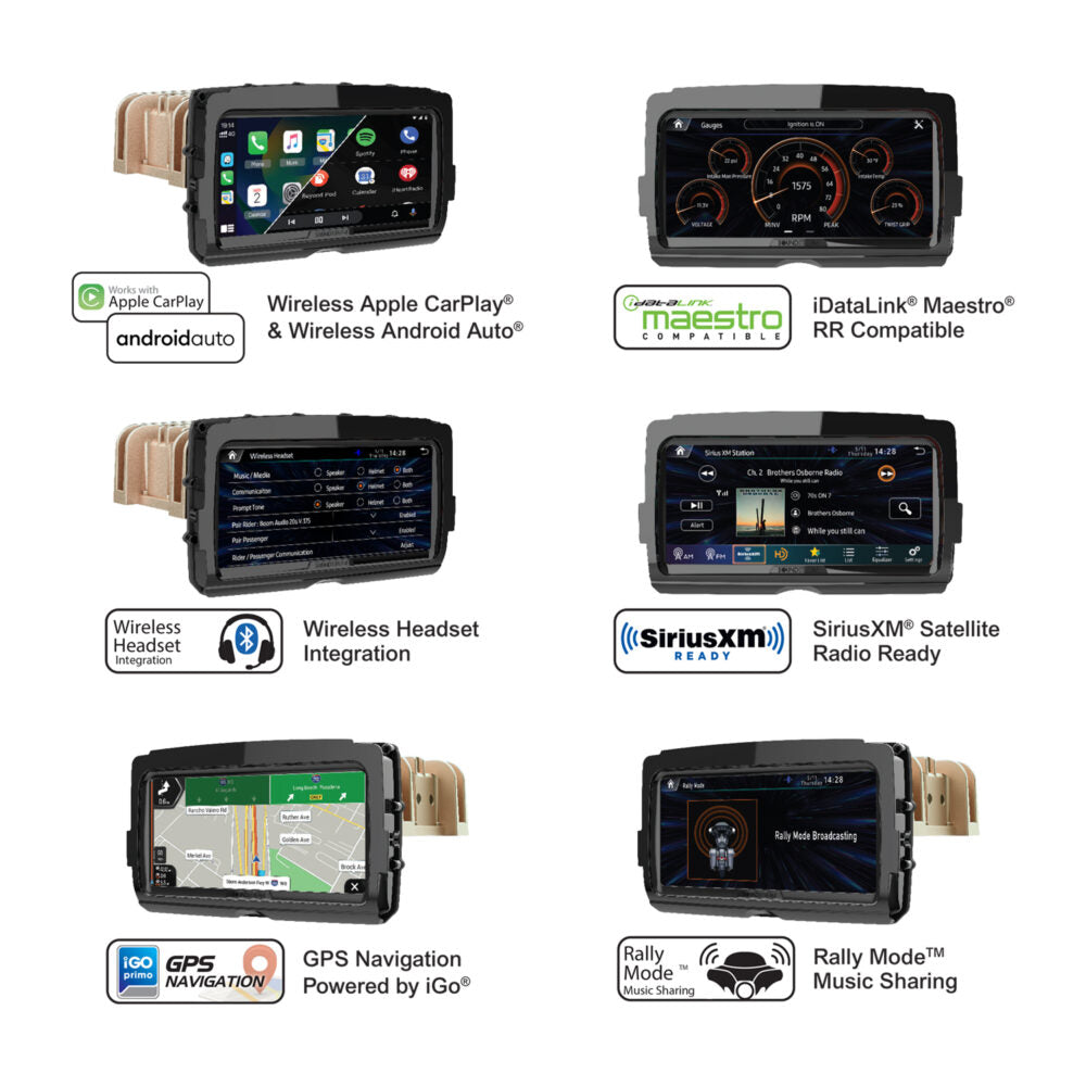 Soundstream V2 |  2014+ Harley Davidson® Reserve 8.3” Plug & Play Headunit